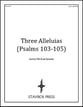 Three Alleluias SATB choral sheet music cover